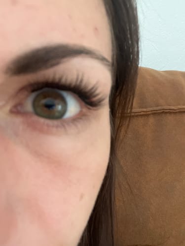 Customer photo review of Bare Naked - Pre-Glued Lashes