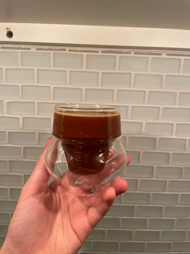 Customer photo review of PROPEL Espresso Glass Set