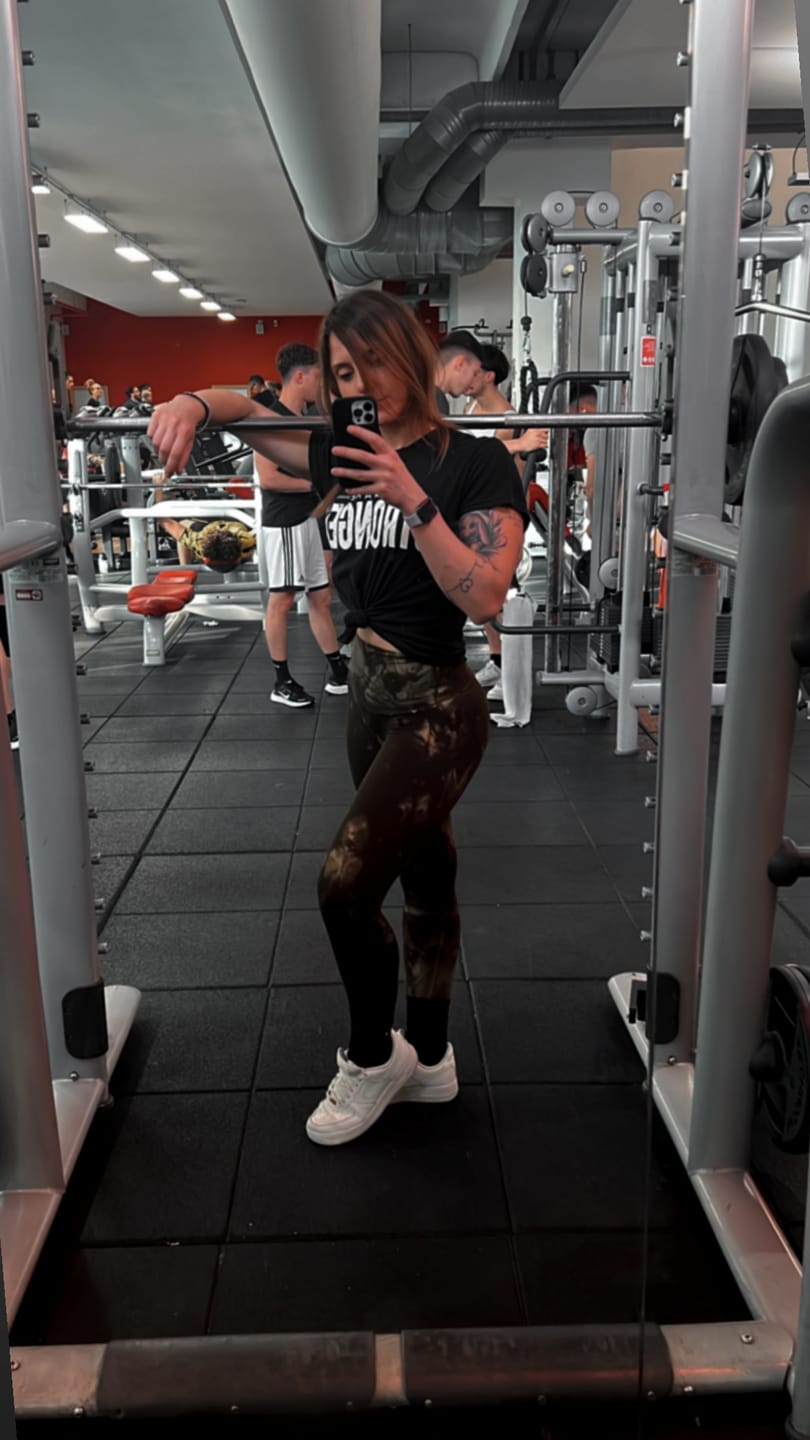 Customer photo review of Leggings Maltinto Verde Purgatorio