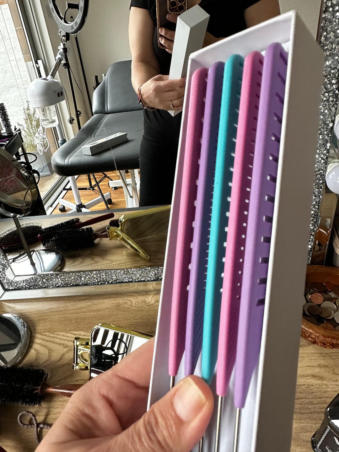 Customer photo review of Ultimate Highlighting Comb Set 2.0 - 5 Sizes