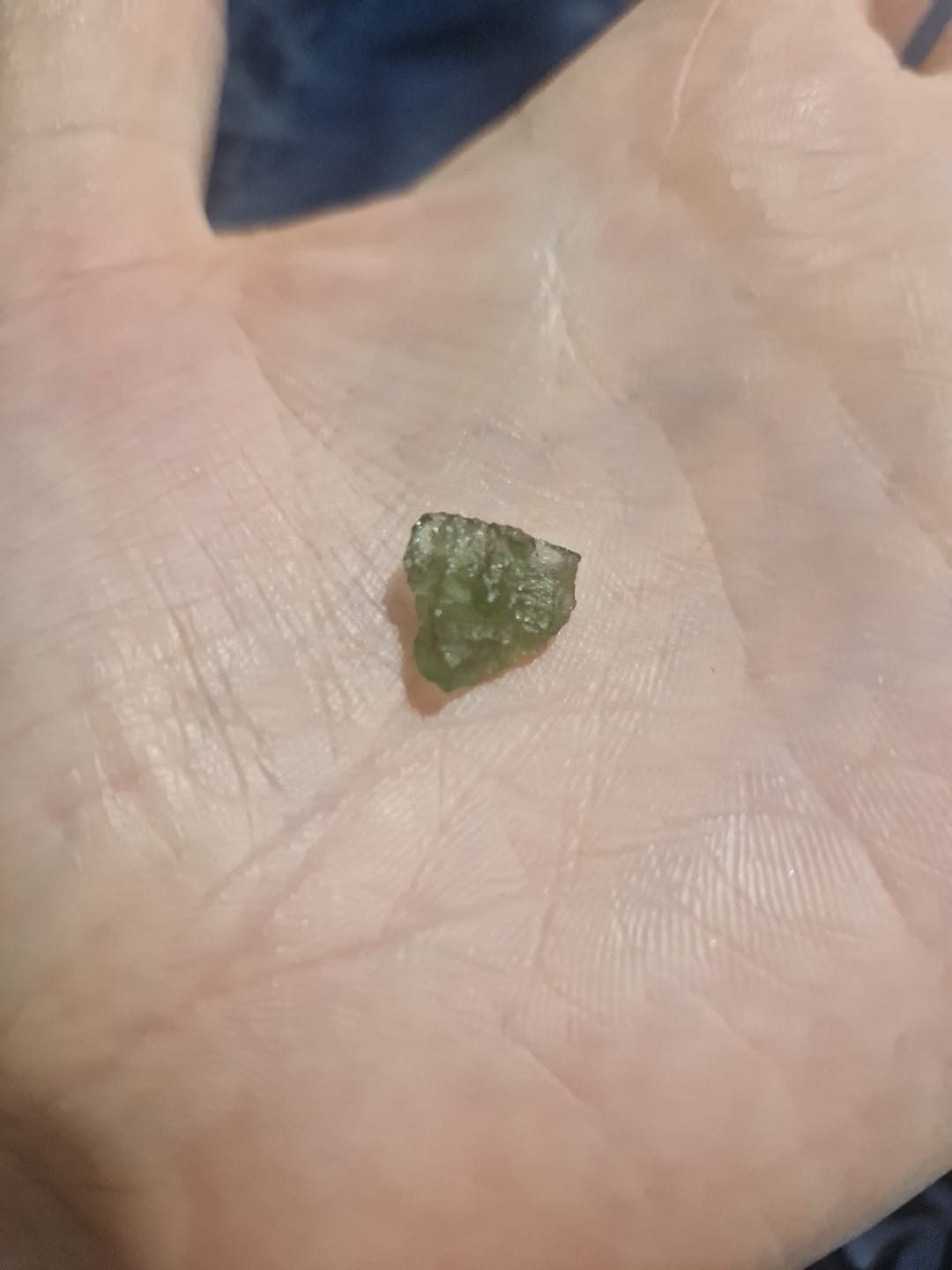 Customer photo review of Moldavite - Rough-Raw Pieces