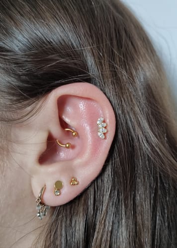 Customer photo review of Le piercing Lotus