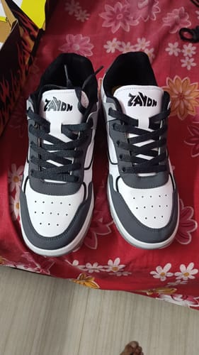 Customer photo review of AUSTIN Charcol Grey Men's casual sneaker