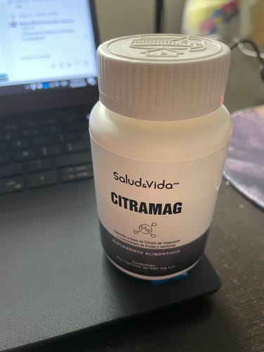 Customer photo review of Citrato de Magnesio 500mg - 100 Cápsulas