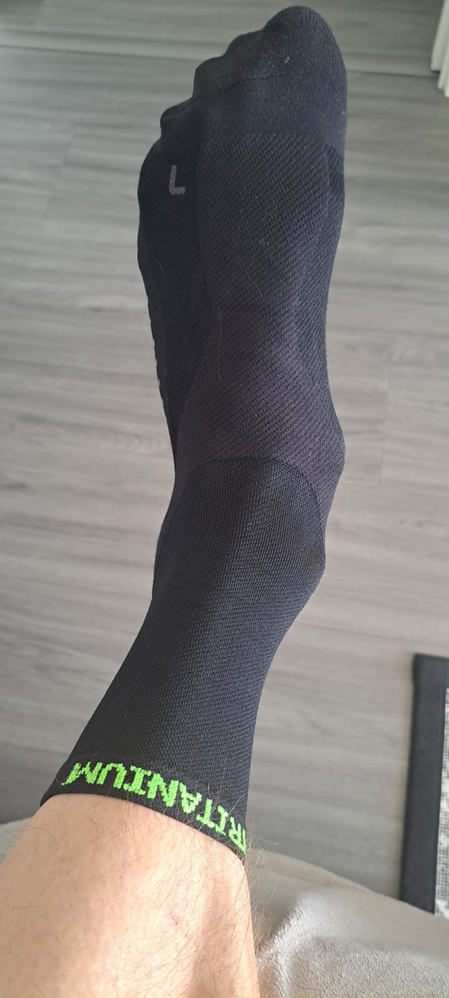Customer photo review of eXtend Grip Crew – Kompressiosukat pitopohjalla - Musta/lime