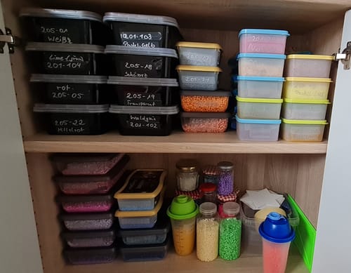 Customer photo review of 1000 Midi Bügelperlen Auswahl