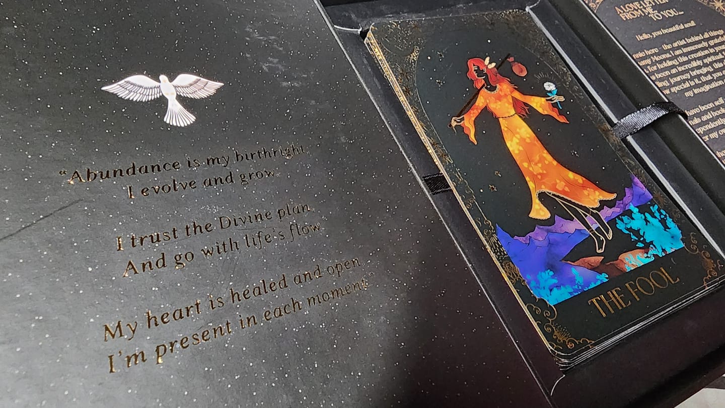 Customer photo review of Soul Whispers Card Deck