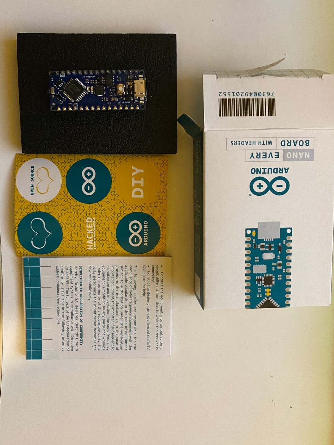 Customer photo review of Arduino Nano Every with headers
