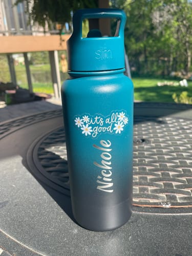 Customer photo review of Summit Water Bottle | Straw Lid | 32 oz