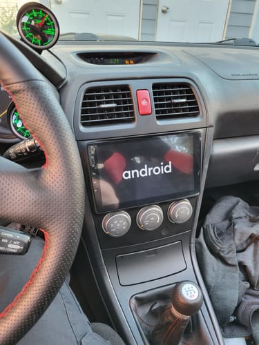 Customer photo review of Subaru Impreza/WRX 2002-2007 Apple CarPlay and Android Auto Plug and Plug Head Unit Upgrade Kit
