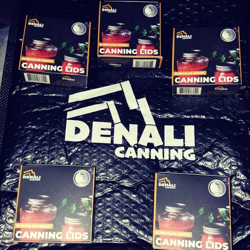 Customer photo review of 60 Pack - Denali® Lids, Regular Mouth