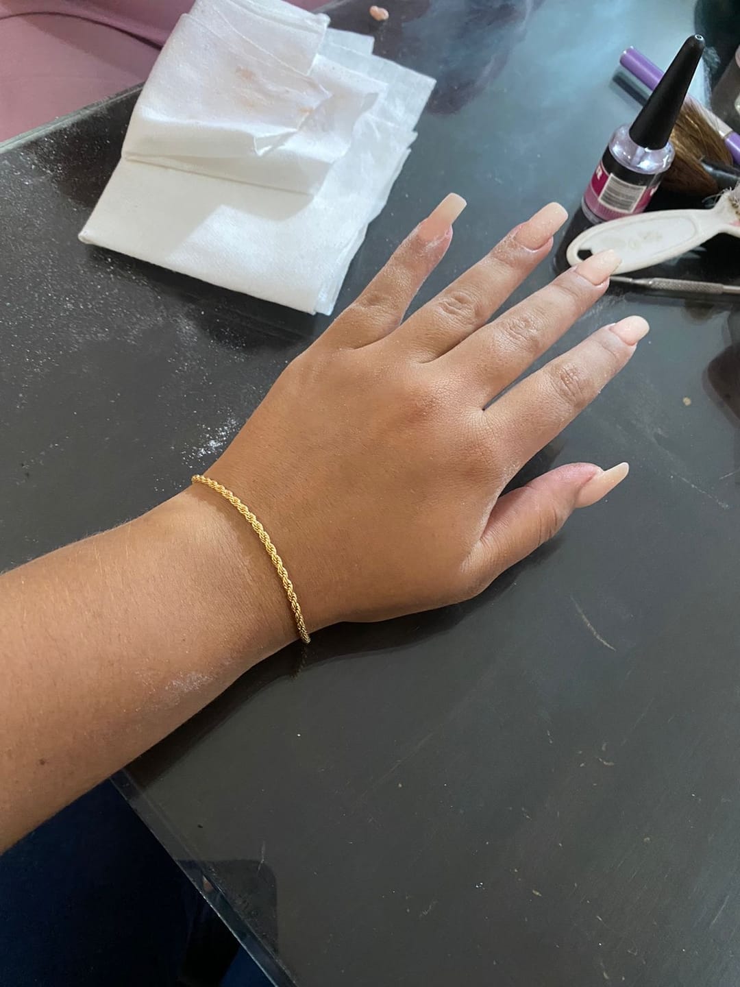 Customer photo review of Pulseras Lazo en Oro laminado 18k Para Pareja