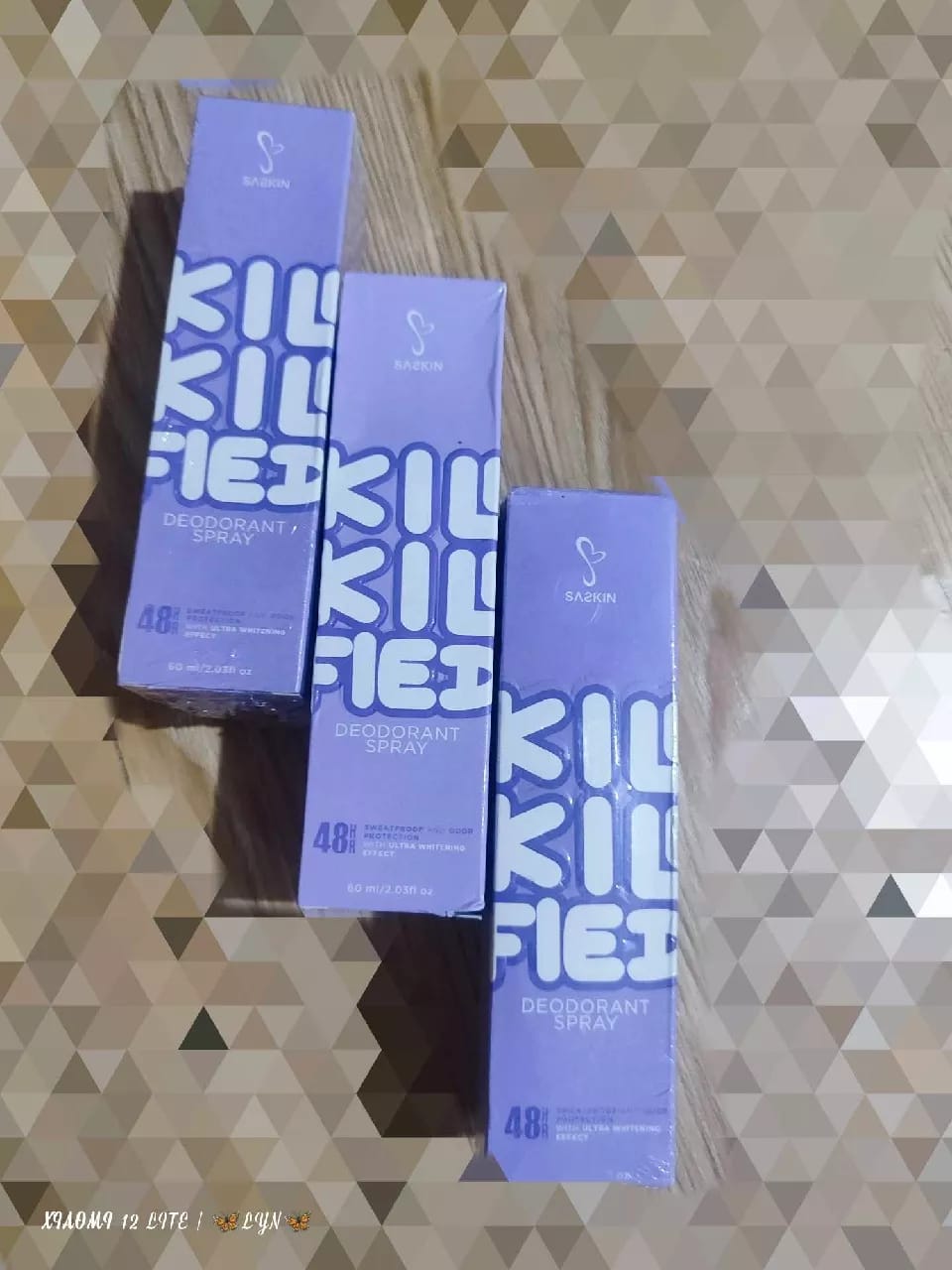 Customer photo review of KILI-KILI FIED Deo Spray By Sachzna