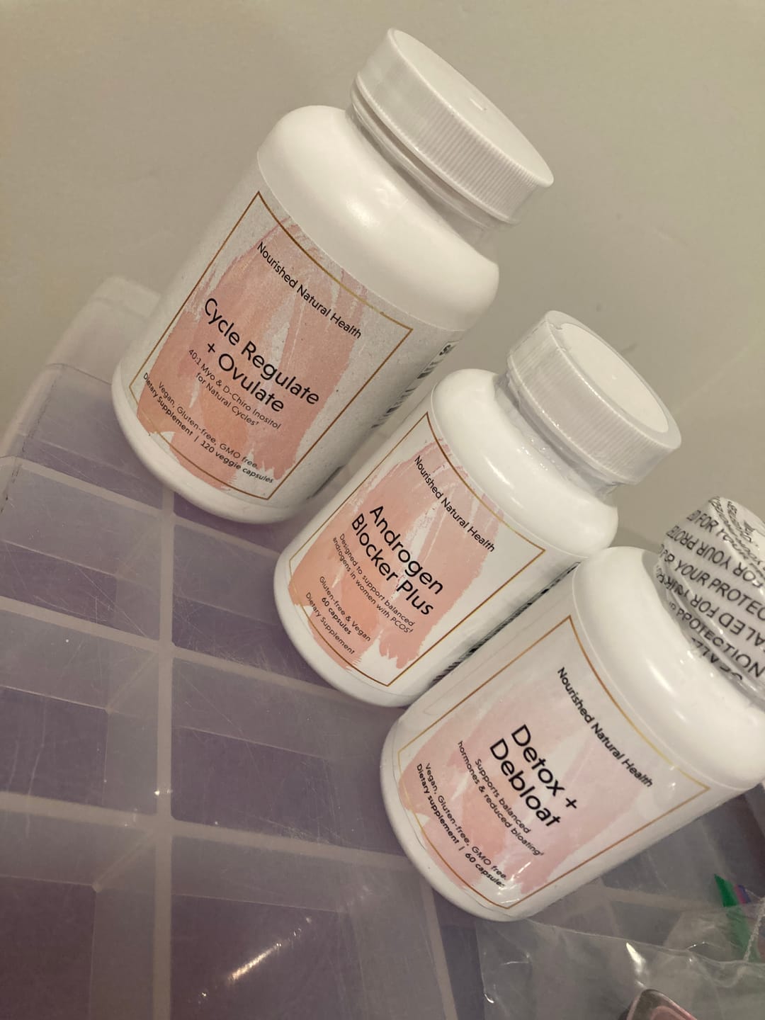 Customer photo review of Vegan PCOS Skin Health Supplement Bundle - Bundle & Save