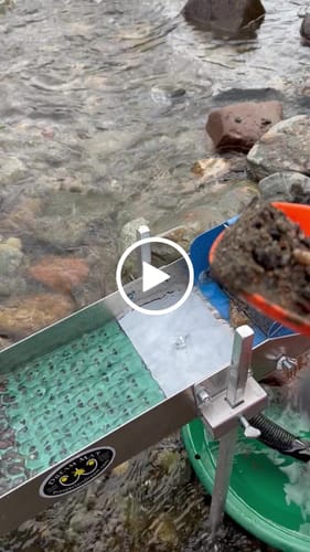 Customer video review of 6x24 Power Sluice Kits 18" legs