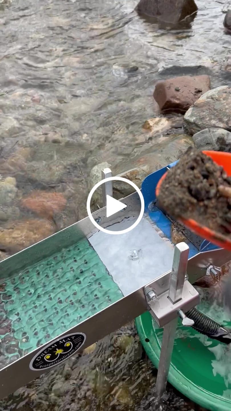 Customer video review of 6x24 Power Sluice Kits 18" legs