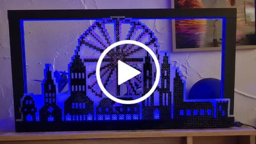 Customer video review of 6000 Hama Midi Bügelperlen - Transparent-Weiß