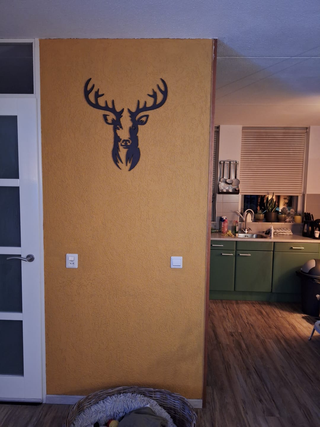 Customer photo review of Wanddecoratie dieren | Hert 2-delig