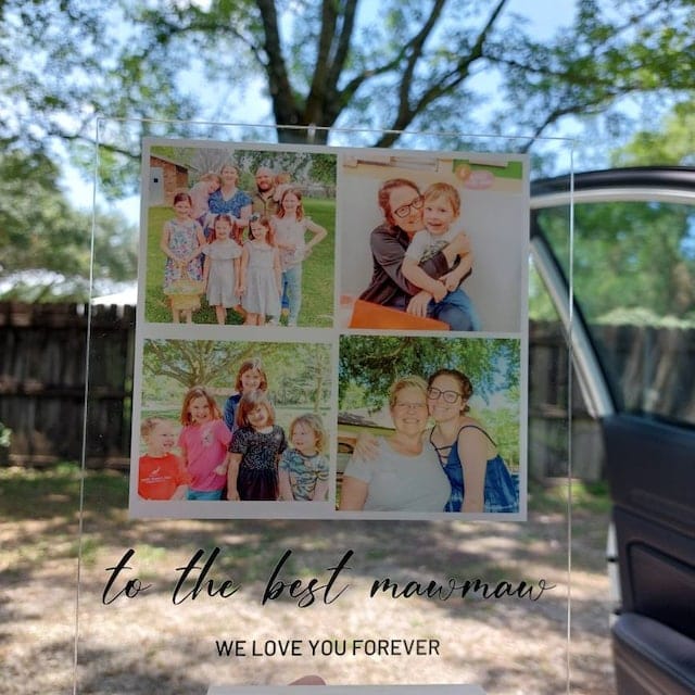 Customer photo review of Personalized Photo Plaque Print - Bestfriend Gift Gift for Her Gift for Him Photo Collage Best Friend Gifts Custom Couples Gift Gifts for wife