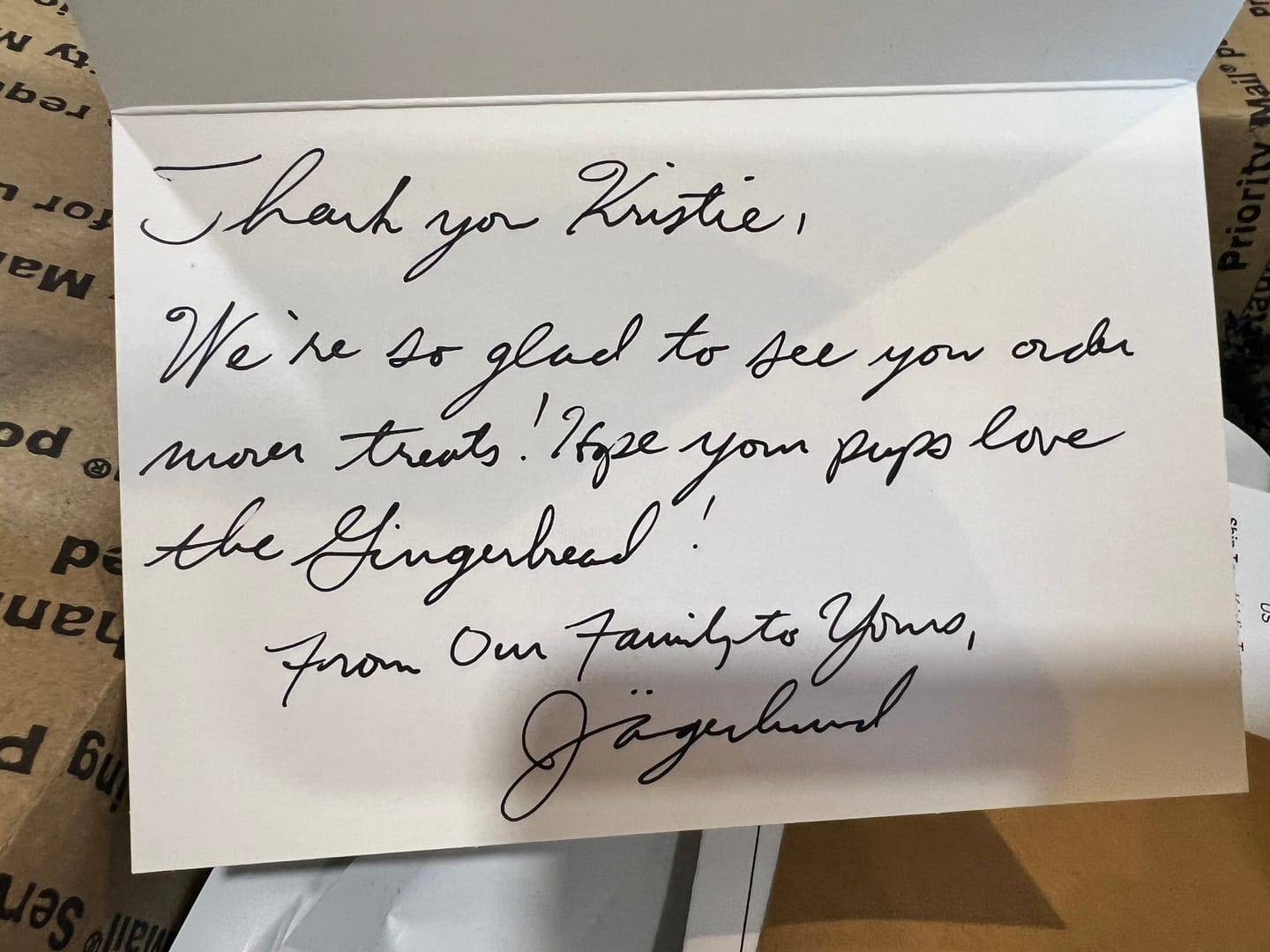 Customer photo review of Gingerbread Biscuits