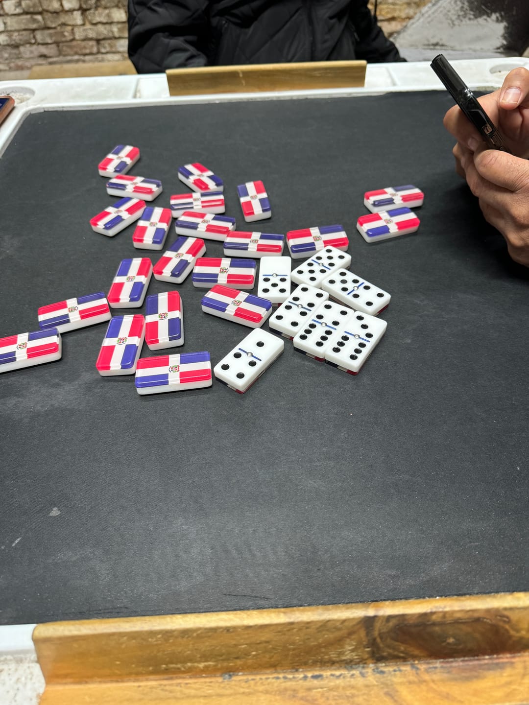 Customer photo review of Dominican Republic Flag Dominos