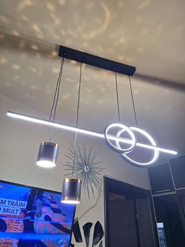 Customer photo review of Lustra LED Suspendata New Design Stelute Echivalent 400W