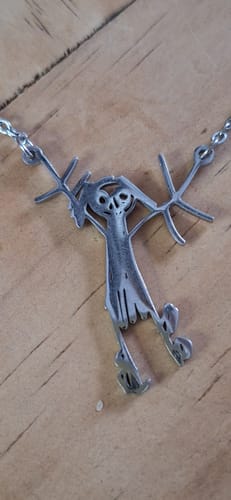 Customer photo review of Persönliche Kinderzeichnung als Halskette oder Anhänger