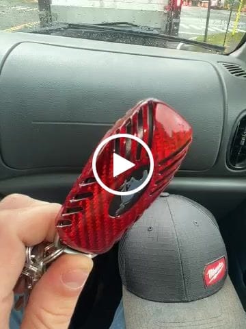 Customer video review of Carbon Fiber Key Fob Cover for 2015-2017 Ford Mustang