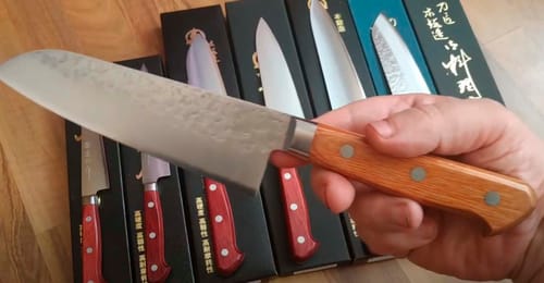 Customer photo review of Takamura Chromax Santoku 170mm (6.7")