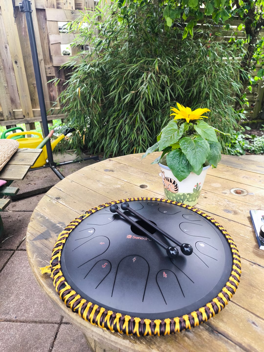 Customer photo review of Sonodrum Zungentrommel - "Exclusive" - Handgefertigt - 38cm - 14 Zungen - C-Dur