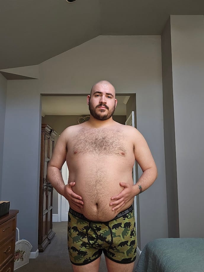Customer photo review of Bamboo Boxer Brief - Woodland Bear Hunter