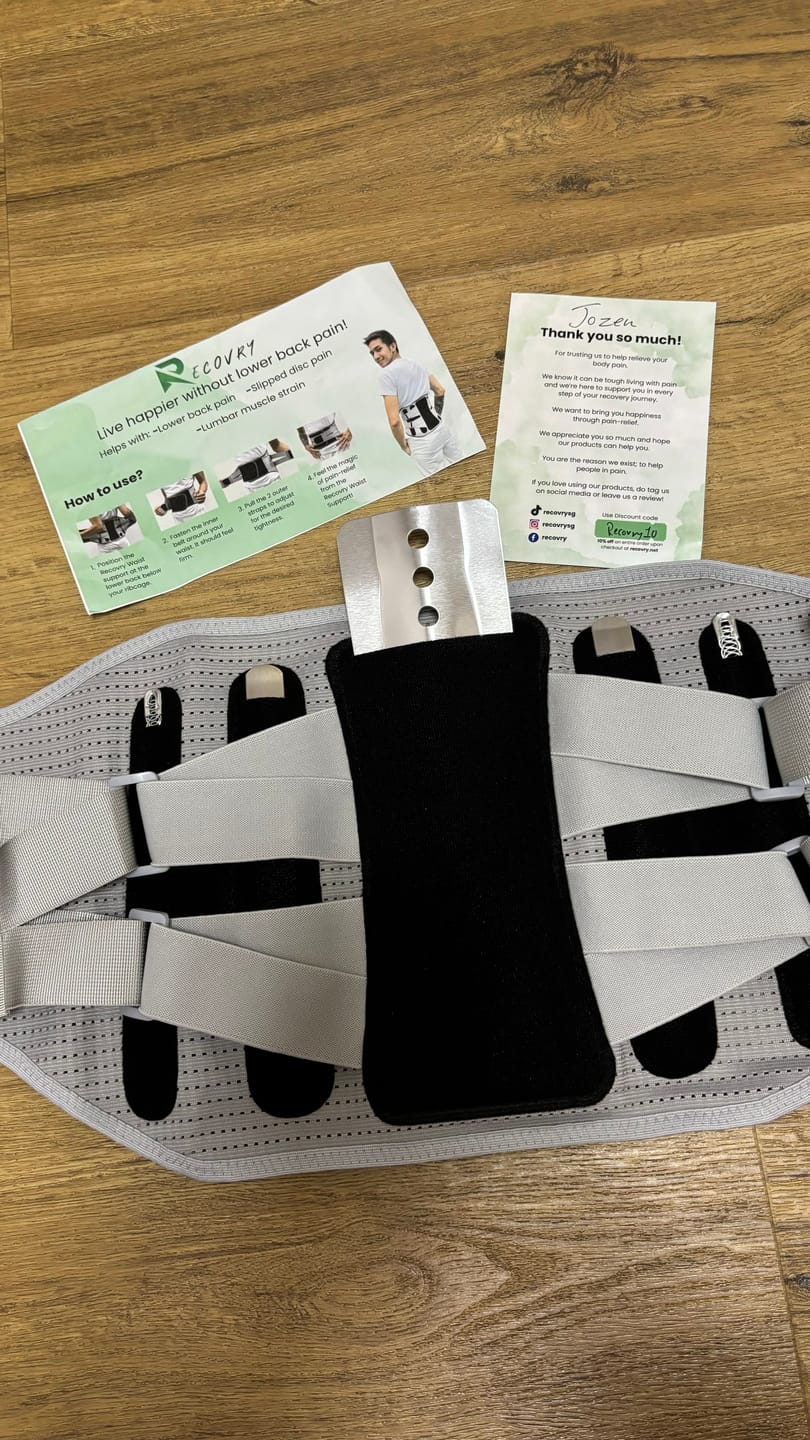 Customer photo review of Recovry™ Waist Support