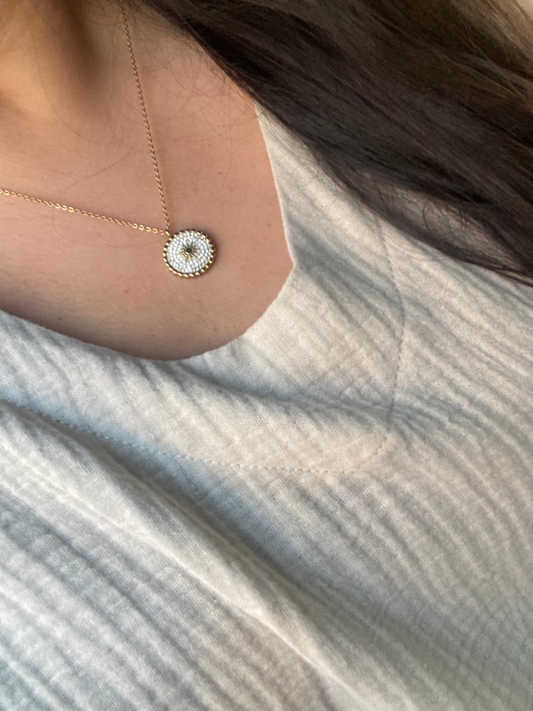 Customer photo review of Sunshine Kette 14K Vergoldet