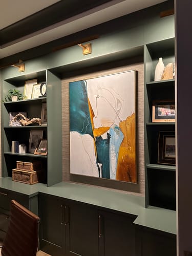 Customer photo review of Modern Abstract Painting #ABAV58