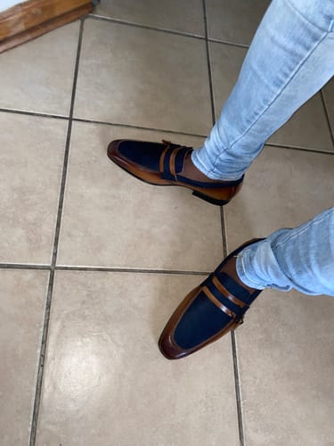 Customer photo review of Mazerata Peppe 1 Leather - Tan Combo
