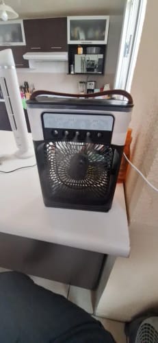 Customer photo review of MistWhisper Super 2.0 Portable Mist Fan