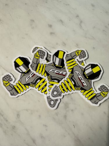 Customer photo review of 500 Custom 3" Laminated Vinyl Stickers