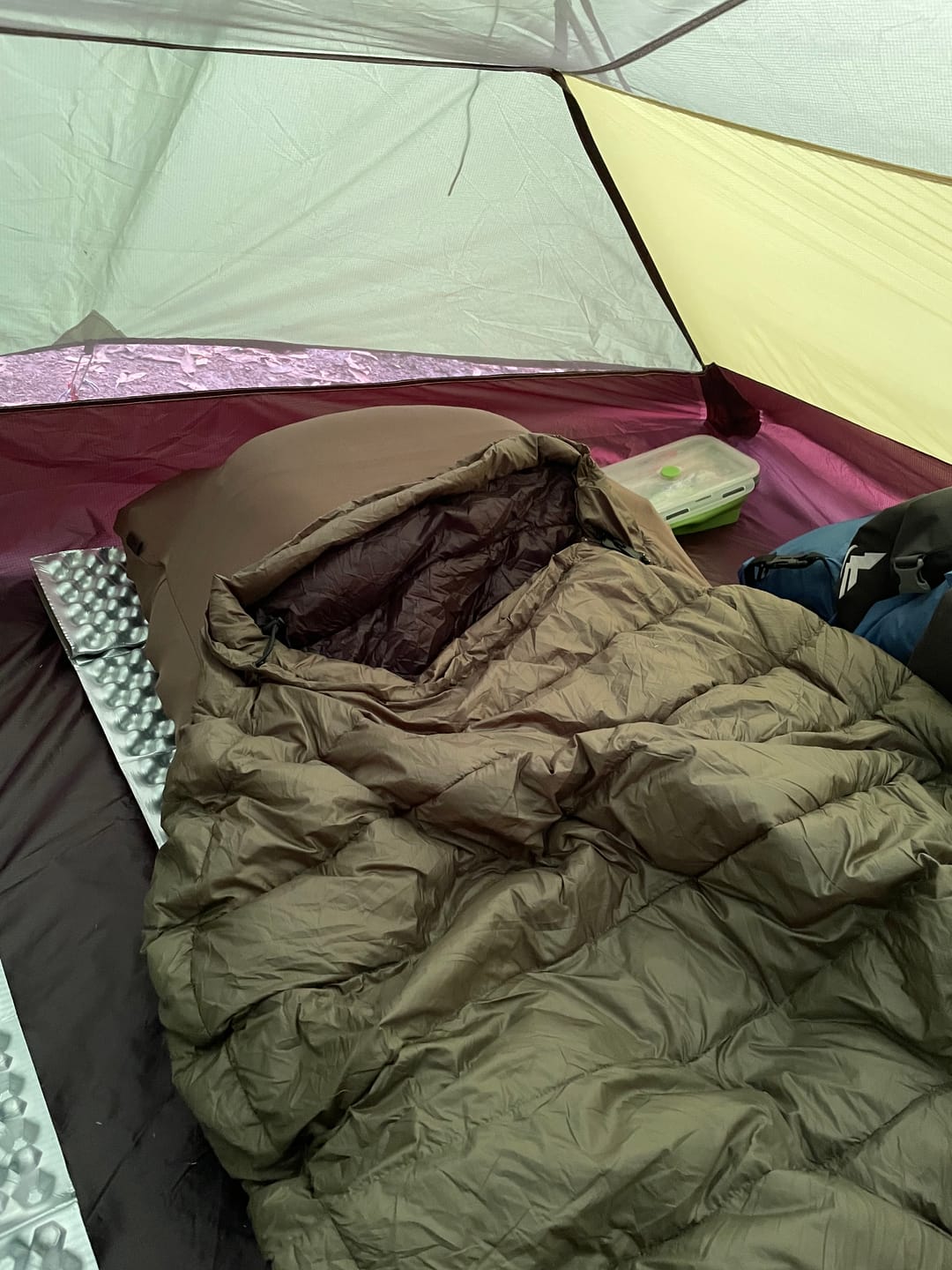 Customer photo review of Ultralight Summer Sleeping Bag