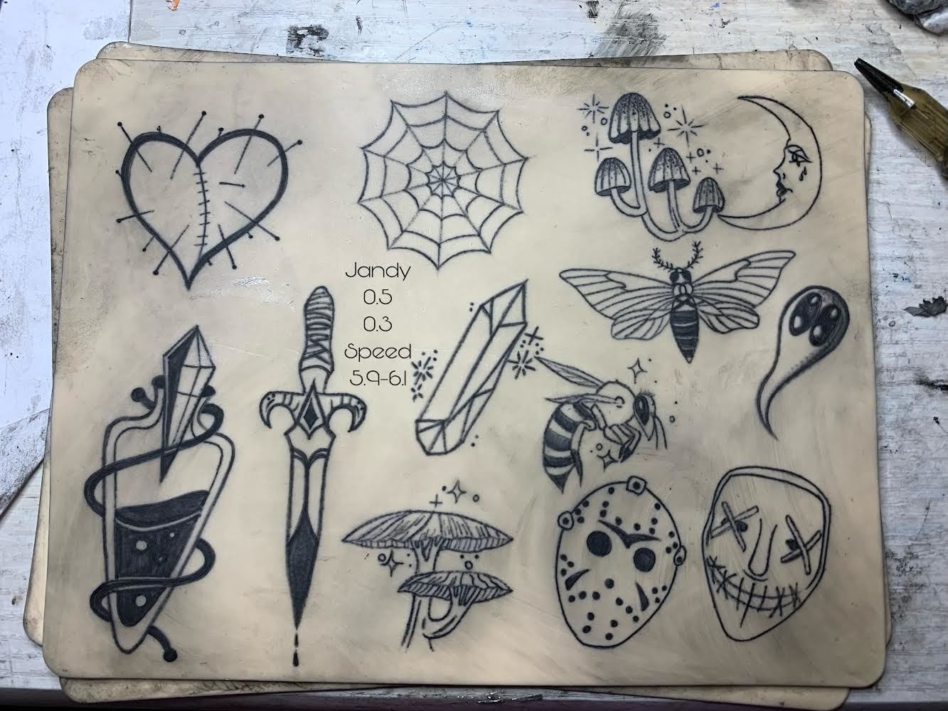 Customer photo review of Fine Line Tattoo Course and Kit Bundle