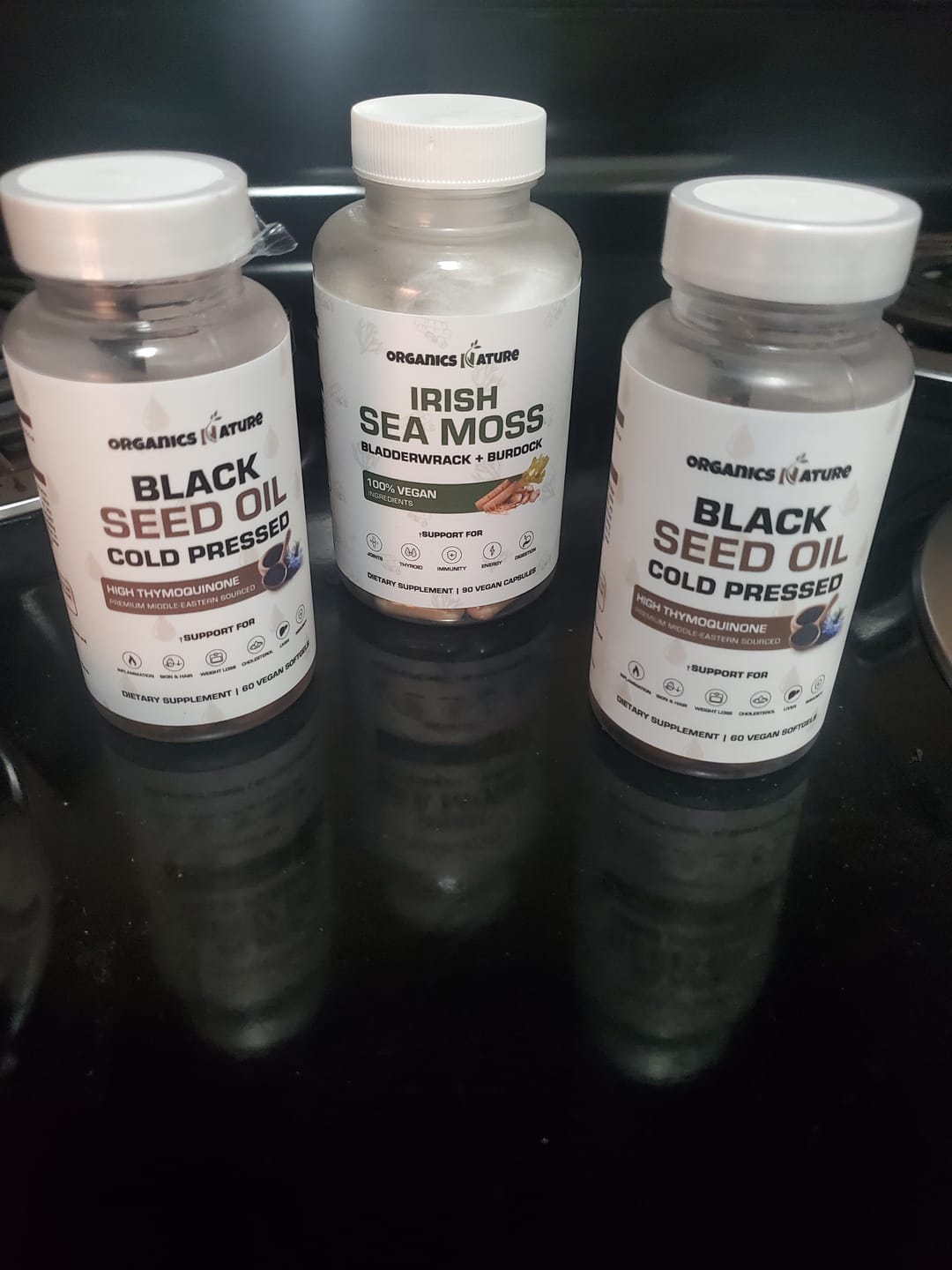 Customer photo review of Black Seed Oil Capsules Cold Pressed