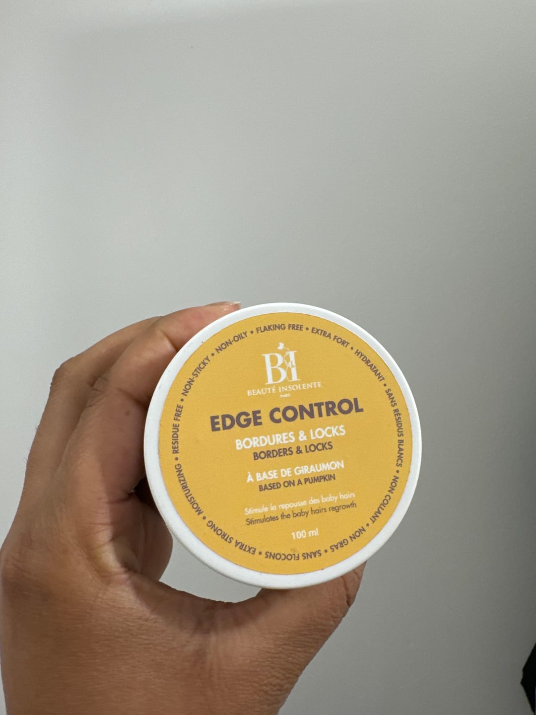 Customer photo review of GEL BORDURE HYDRATANT