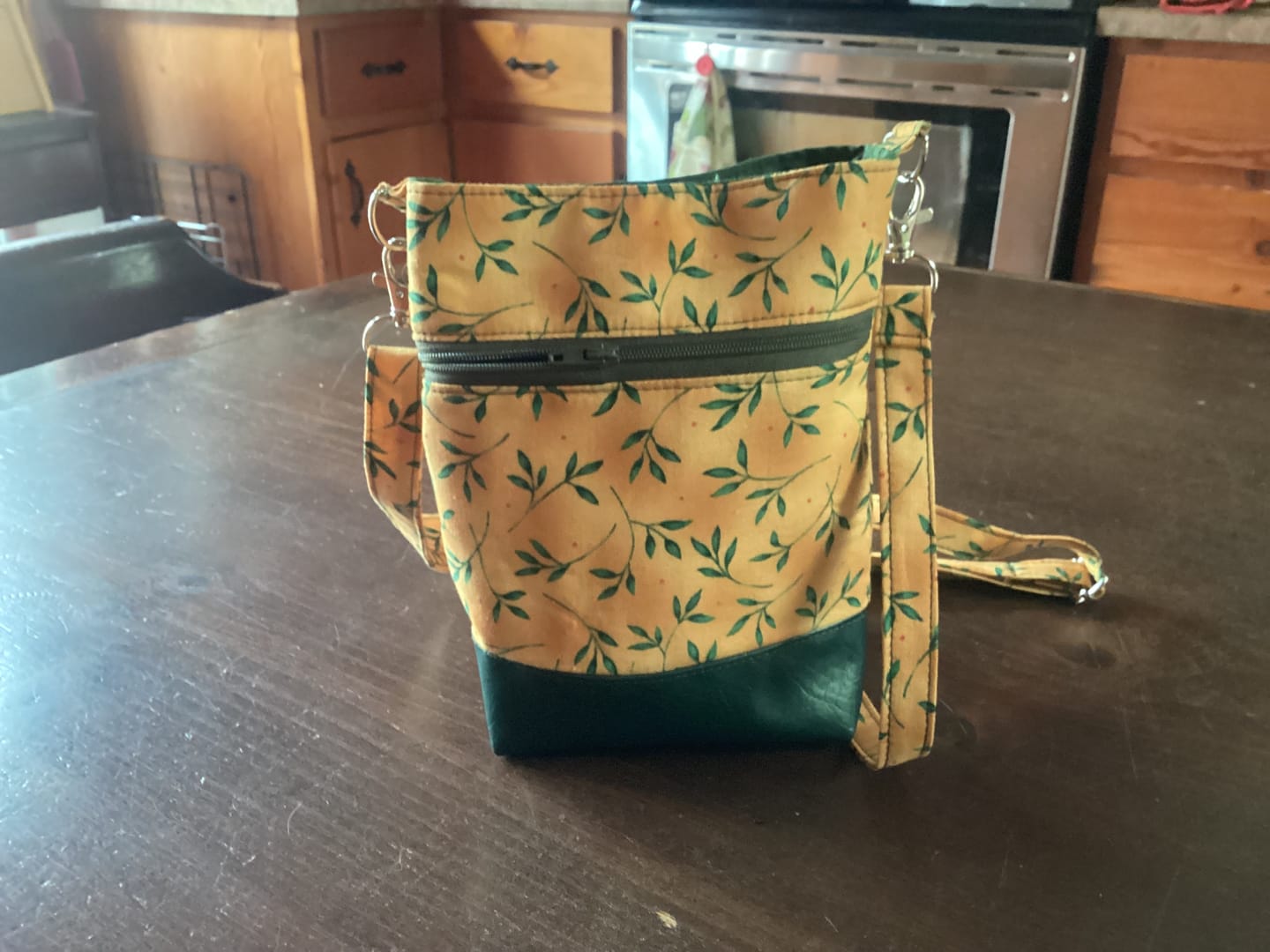 Customer photo review of Wanderlust Phone Bag Pattern