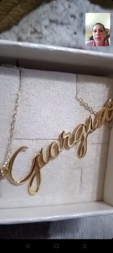 Customer photo review of Collana Nome