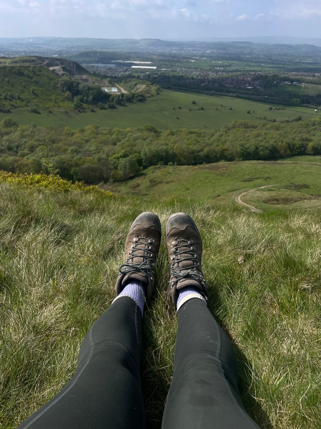 Customer photo review of Walkies Ready® Leggings - Emerald