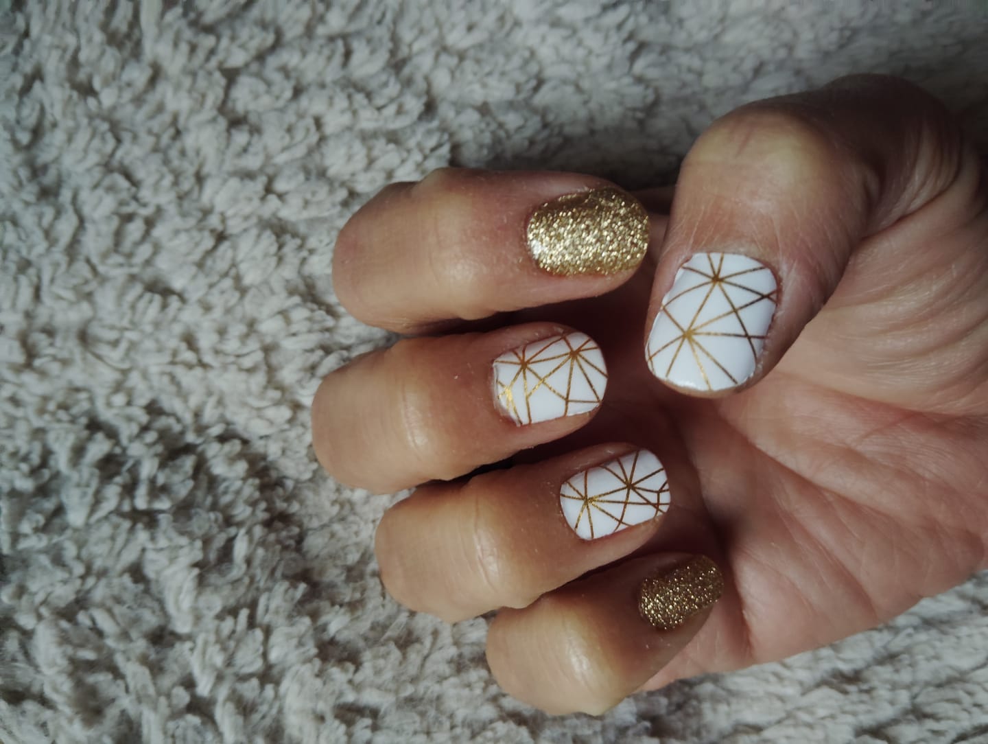 Customer photo review of Mármol Fancy | Stickers de Esmalte