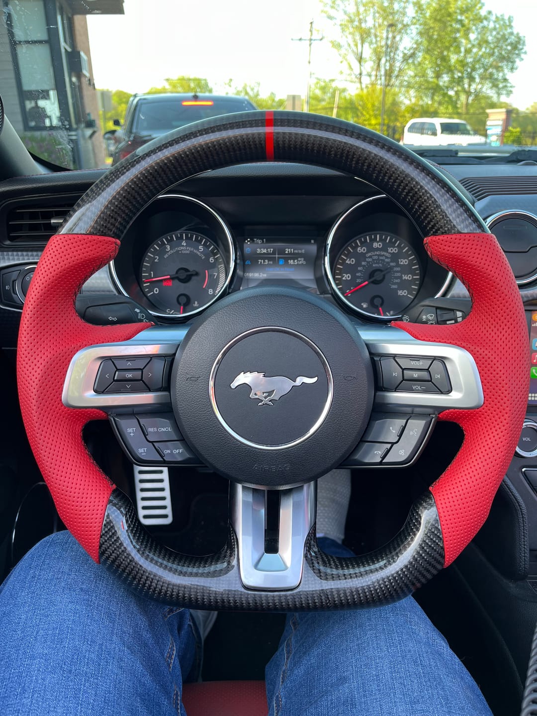 Customer photo review of 2015-2017 Ford Mustang Steering Wheel