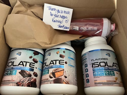 Customer photo review of Protein Isolate - small