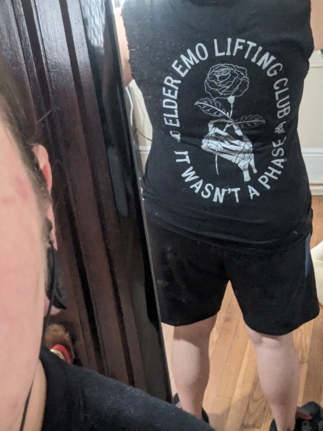 Customer photo review of Elder Emo Lifting Club Tee