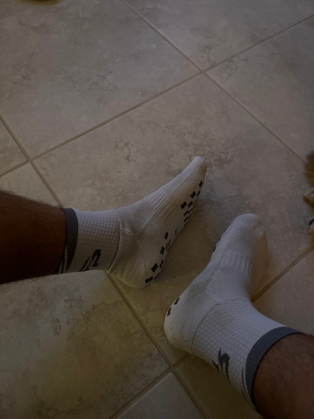 Customer photo review of 3 Pack of RTP ULTRAGRIP V2 Dual sided Non-slip Technology Socks
