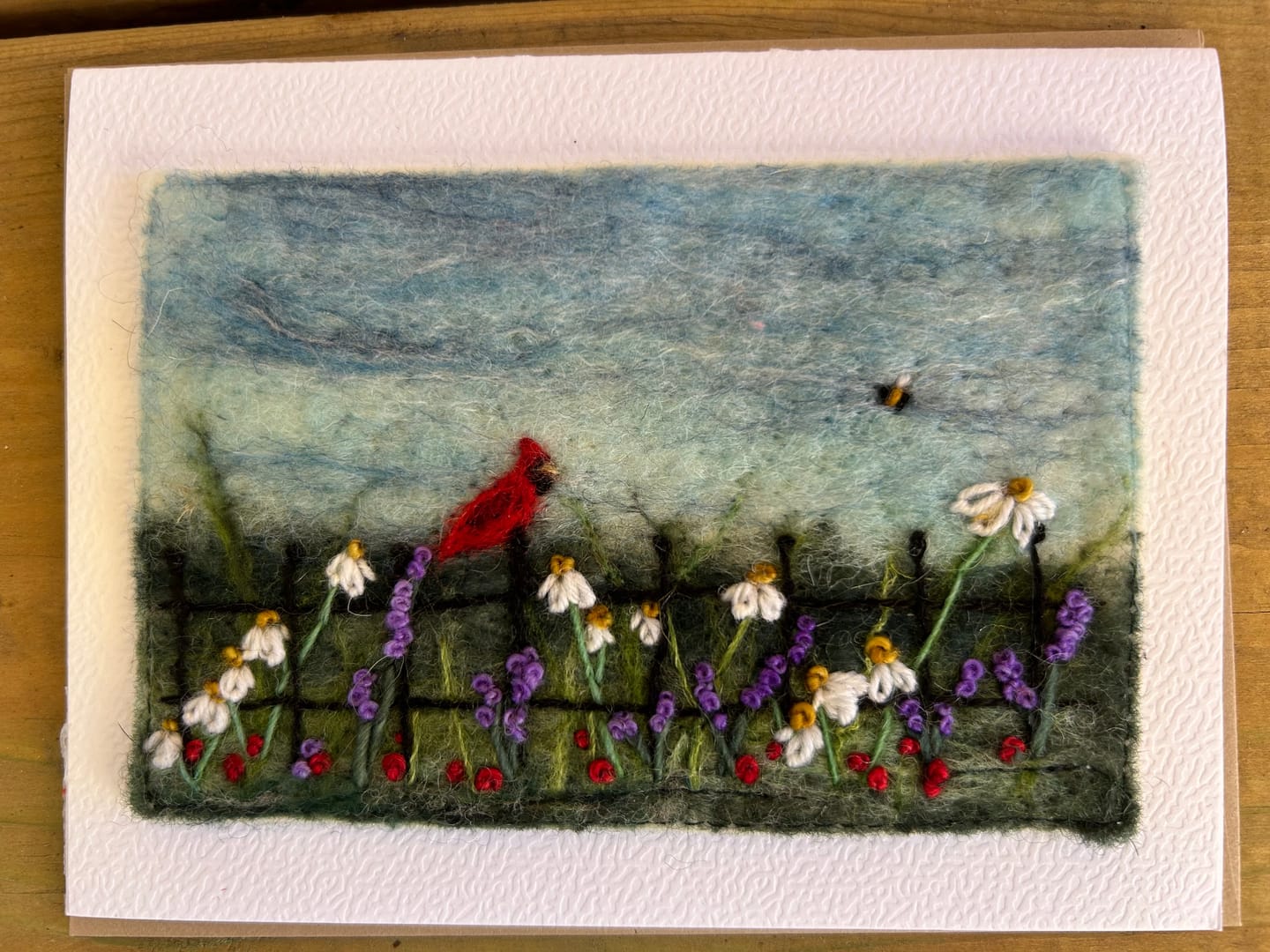 Customer photo review of 100% Wool Craft Felt By Yard